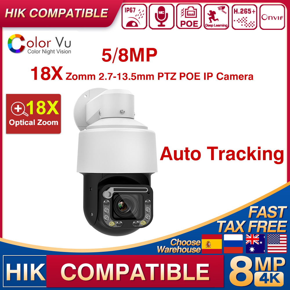 Outdoor Lighting Mains Powered - Hikvision kamera Zoom optik IP66, Kompatibel
