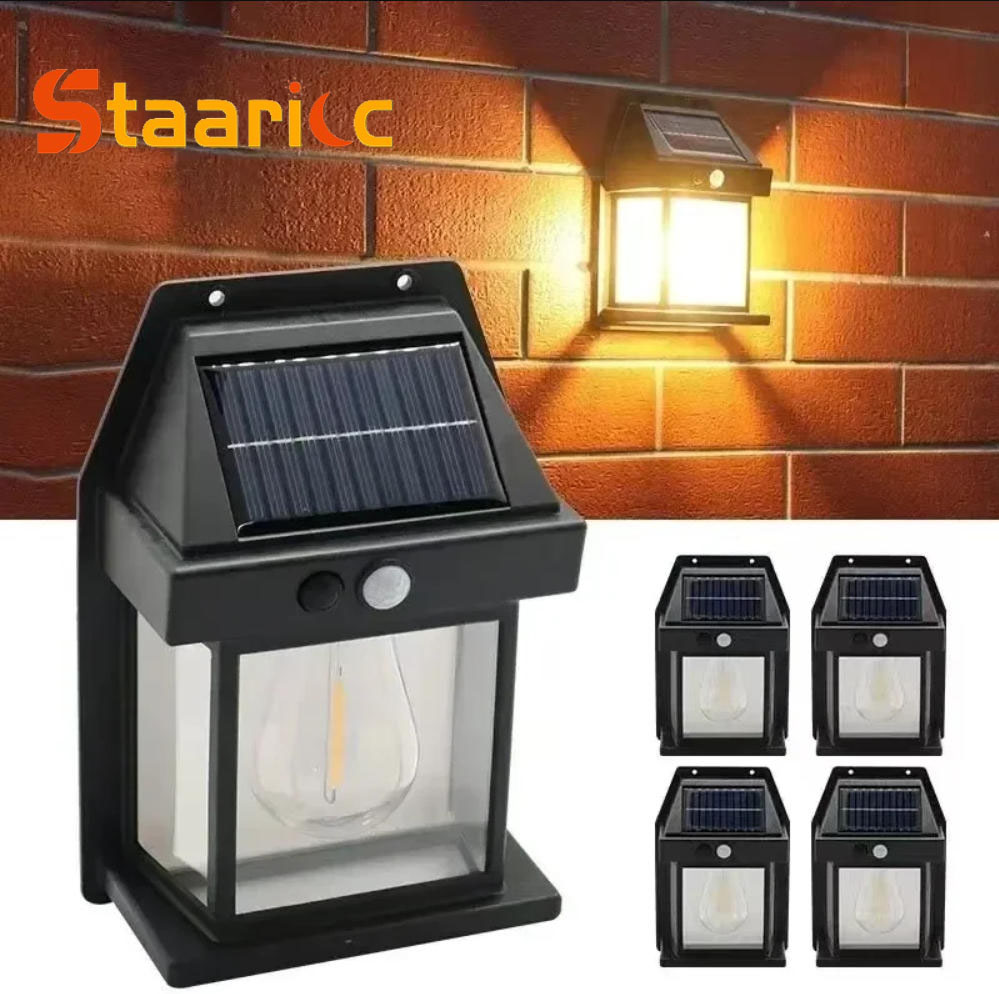 Outdoor Lighting Garage - Lampu Dinding Tenaga Surya Tungsten Luar