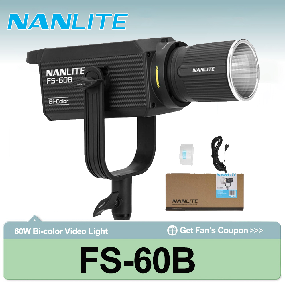 Outdoor Lighting For Photography - Lampu Sorot Bi-color Nanlite FS-60B 70W