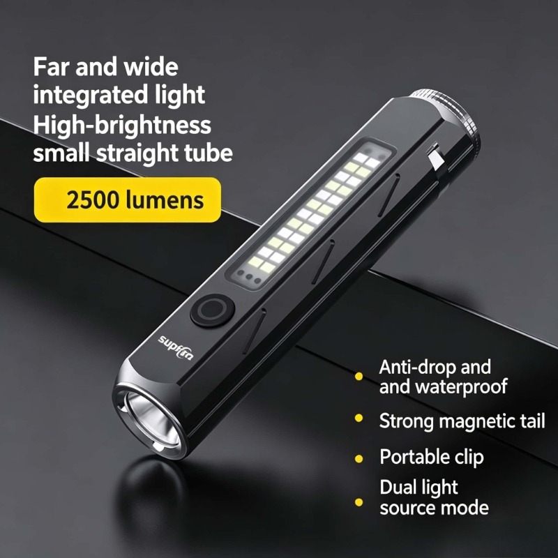 Outdoor Lighting Types - Senter LED Cahaya Kuat Pengisian Daya