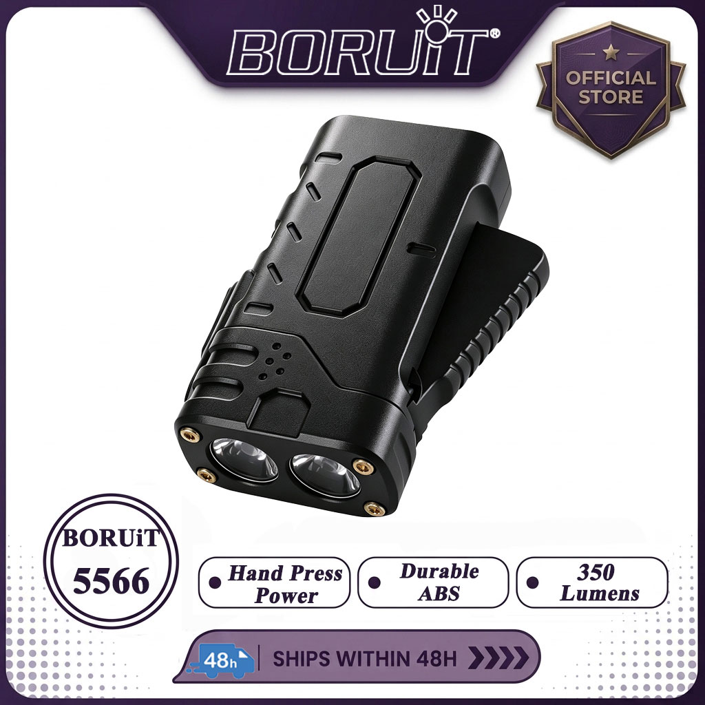 Outdoor Lighting Types - BORUIiT Senter LED EDC dengan Engkol
