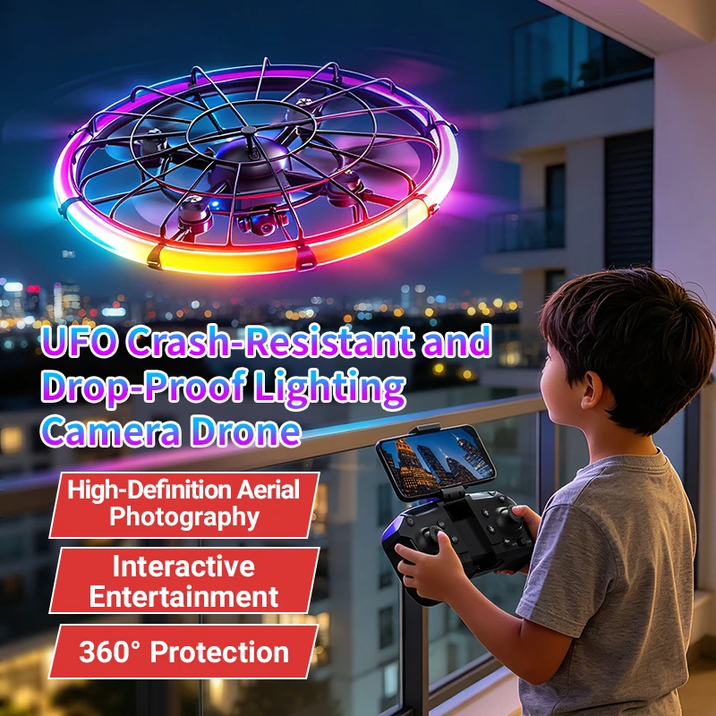 Outdoor Lighting For Photography - JJRC H145 UFO RC Drone dengan