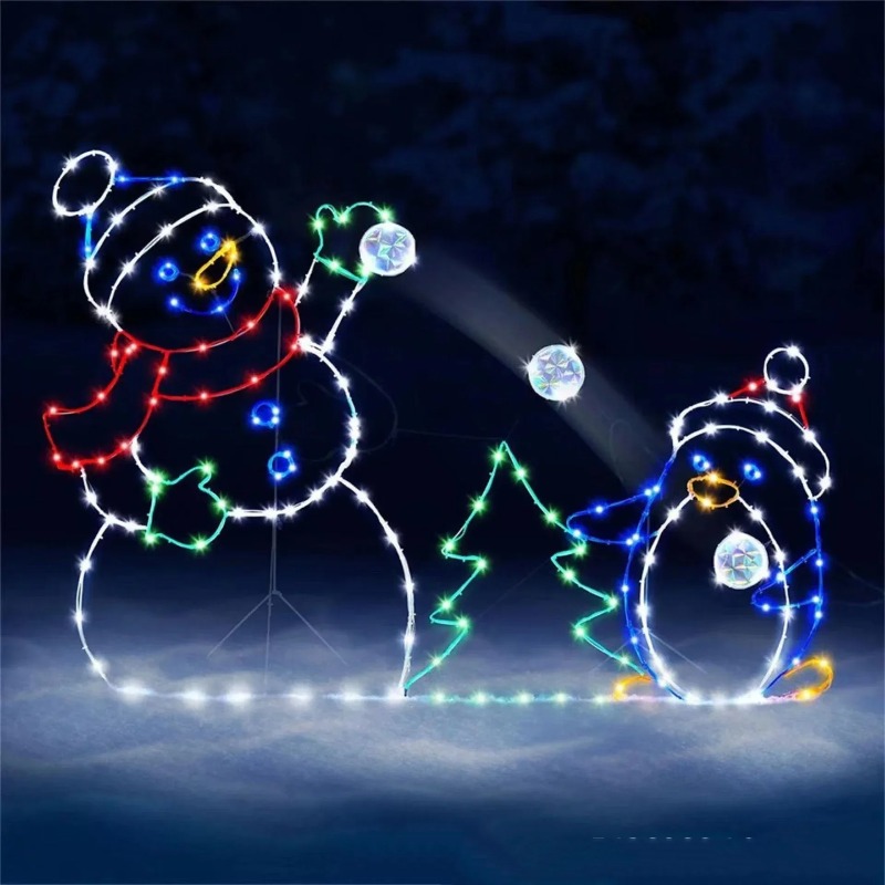 Lampu LED Snowball Berbentuk M - Outdoor Lighting Yard Ideas ulasan dan harga
