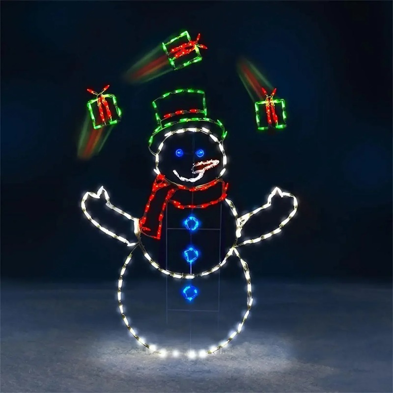 Lampu LED Snowball Berbentuk M - Outdoor Lighting Yard Ideas ulasan dan harga