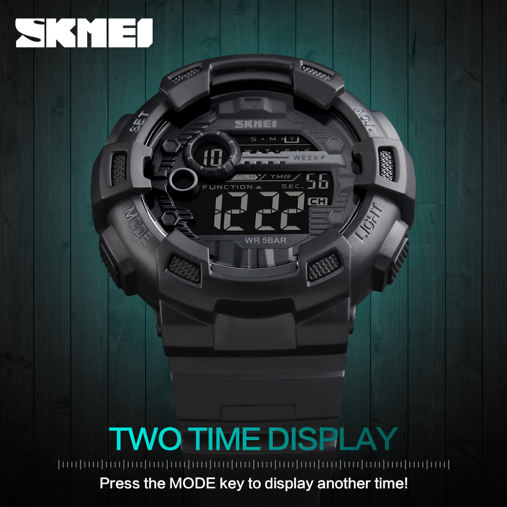 SKMEI Jam Tangan Digital Chron - Outdoor Lighting Collections ulasan dan harga