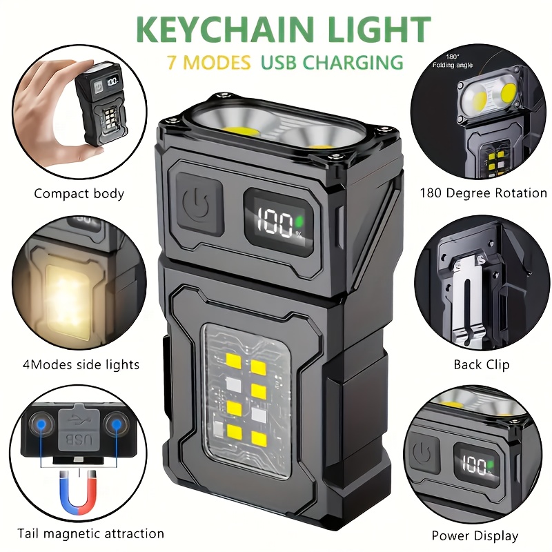 Senter LED Mini Isi Ulang Port - Zinc Outdoor Lighting ulasan dan harga