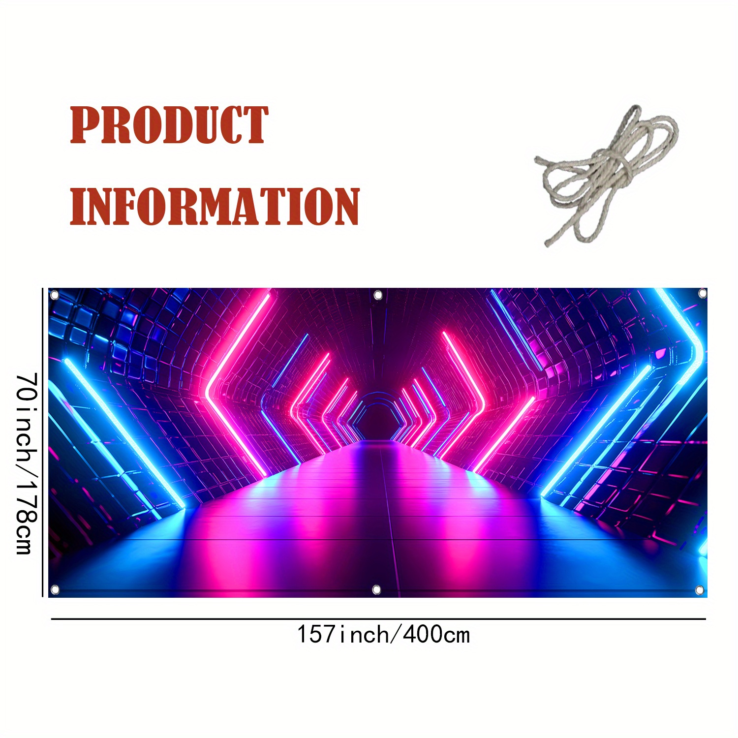 1 PC Terowongan Waktu Kreatif  - Outdoor Lighting Garage ulasan dan harga