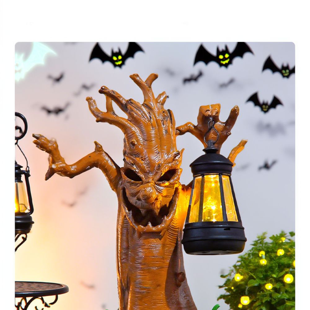 Patung Pohon dengan Bahan Resi - Outdoor Lighting Yard Ideas ulasan dan harga