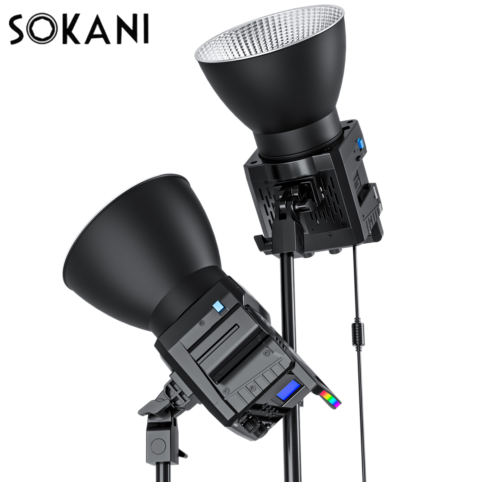 Sokani X100 RGB/Bi-warna 100W  - Outdoor Lighting For Photography ulasan dan harga