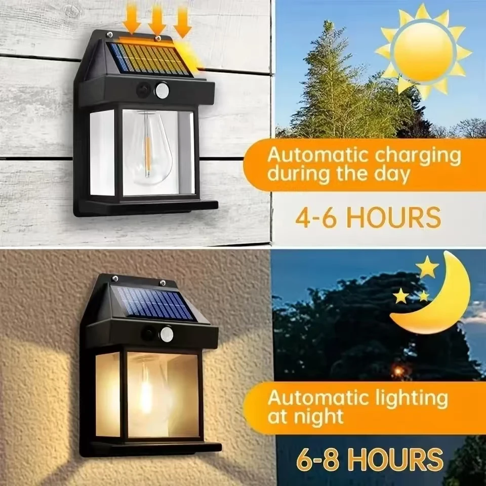 Lampu Dinding Tenaga Surya Tun - Outdoor Lighting Garage ulasan dan harga