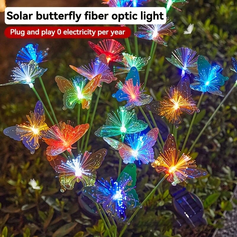 1 Buah Lampu Kupu-kupu Serat O - Outdoor Lighting Yard Ideas ulasan dan harga