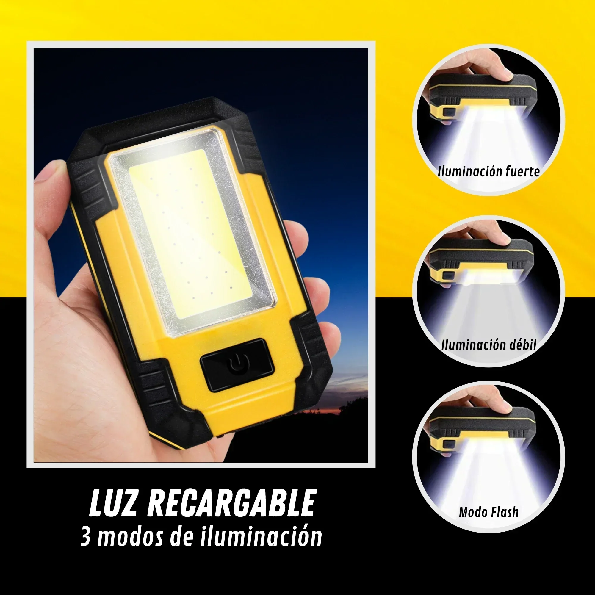 Lampu Kerja Portabel 4000mAh I - Zinc Outdoor Lighting ulasan dan harga
