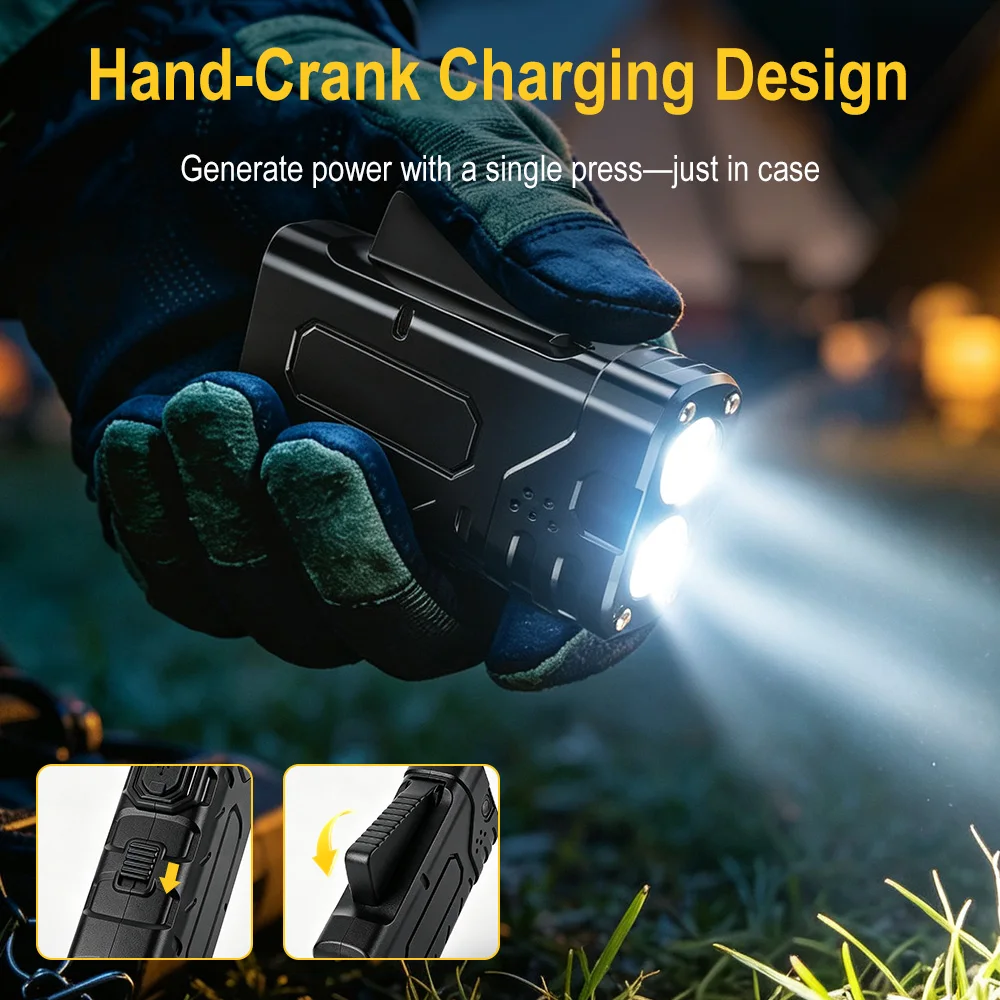 BORUIiT Senter LED EDC dengan  - Outdoor Lighting Types ulasan dan harga