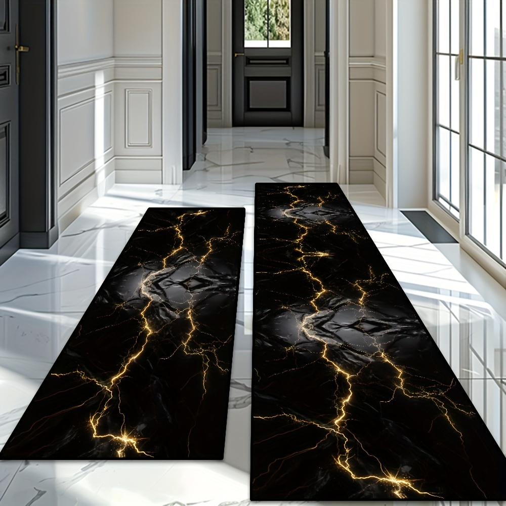 Karpet Strip Marmer Emas Hitam - Outdoor Lighting Garage ulasan dan harga