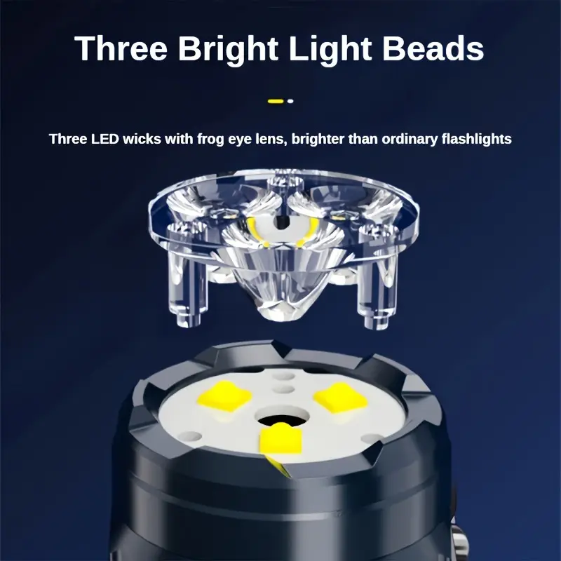 Senter Mini 3LED dengan Klip P - Outdoor Lighting Bollards ulasan dan harga
