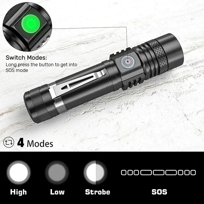 Senter LED T6 Isi Ulang, Sente - Zinc Outdoor Lighting ulasan dan harga