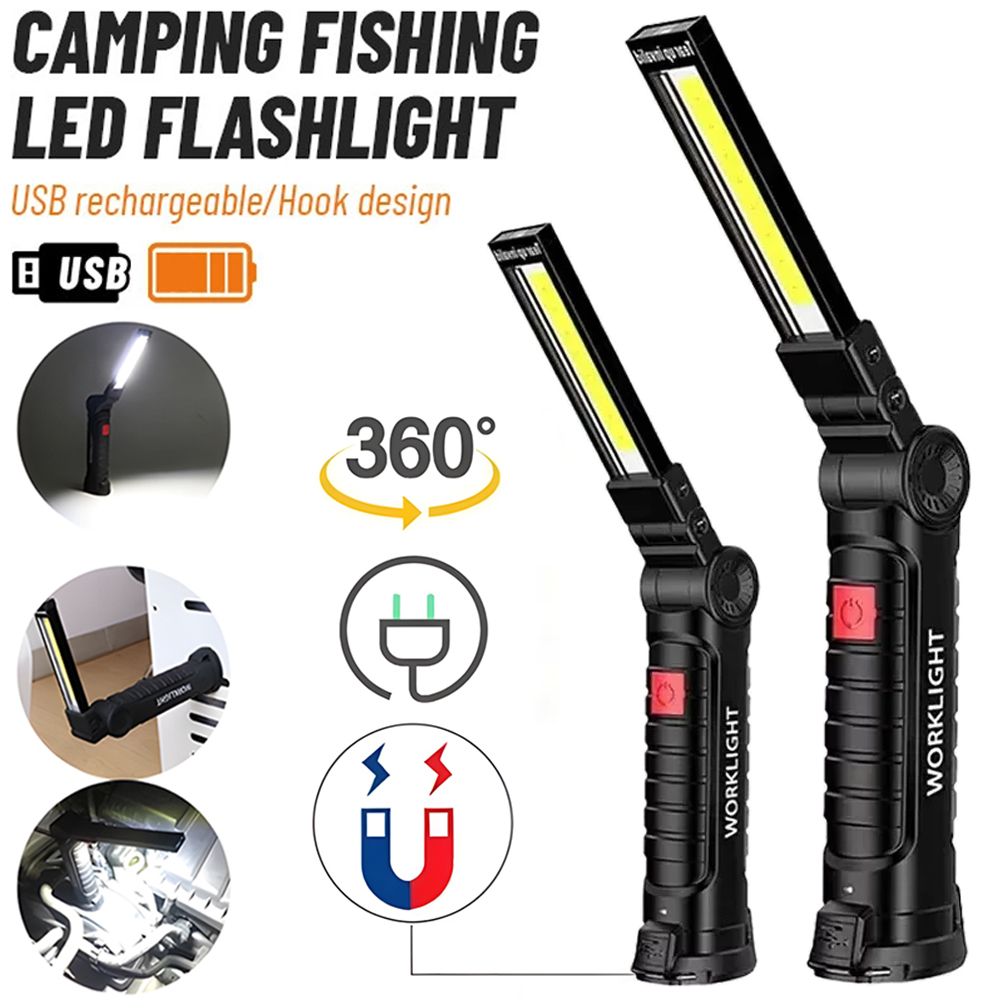 Lampu Inspeksi Senter LED COB  - Outdoor Lighting Types ulasan dan harga