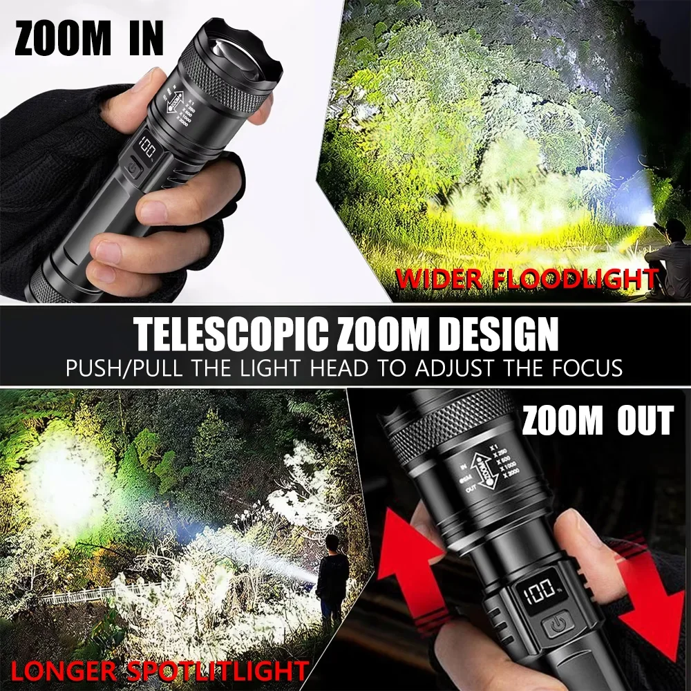 Senter LED Isi Ulang Senter ya - Zinc Outdoor Lighting ulasan dan harga