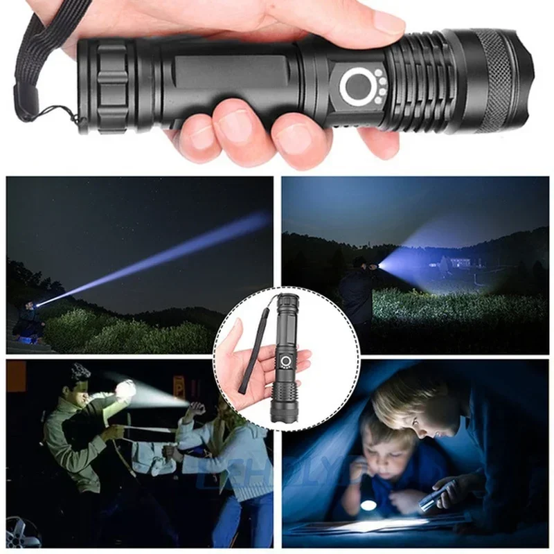 Senter Led XHP70 Daya Tinggi U - Outdoor Lighting Types ulasan dan harga