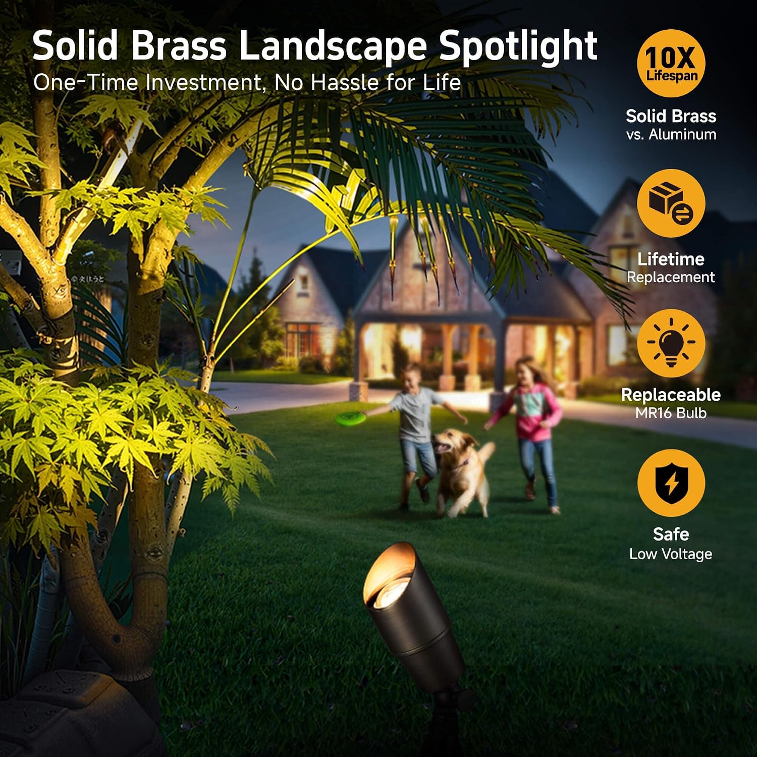 Lampu Lanskap Kuningan Luar Ru - Outdoor Lighting Low Voltage ulasan dan harga